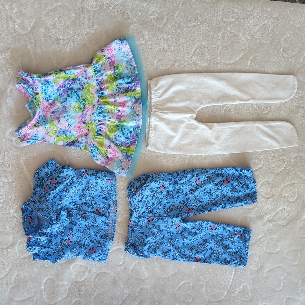 Molly's Sleep Pajamas & American Girl Doll MJLY Dress